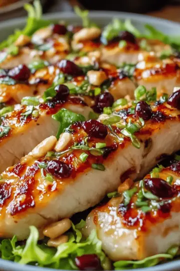 Asian Chicken Cranberry Salad