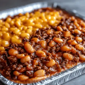 Baked Beans & Ground Beef Casserole
