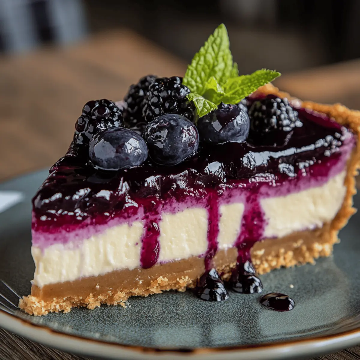 Blueberry Bliss Cheesecake