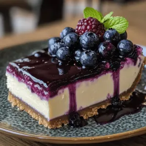 Blueberry Bliss Cheesecake