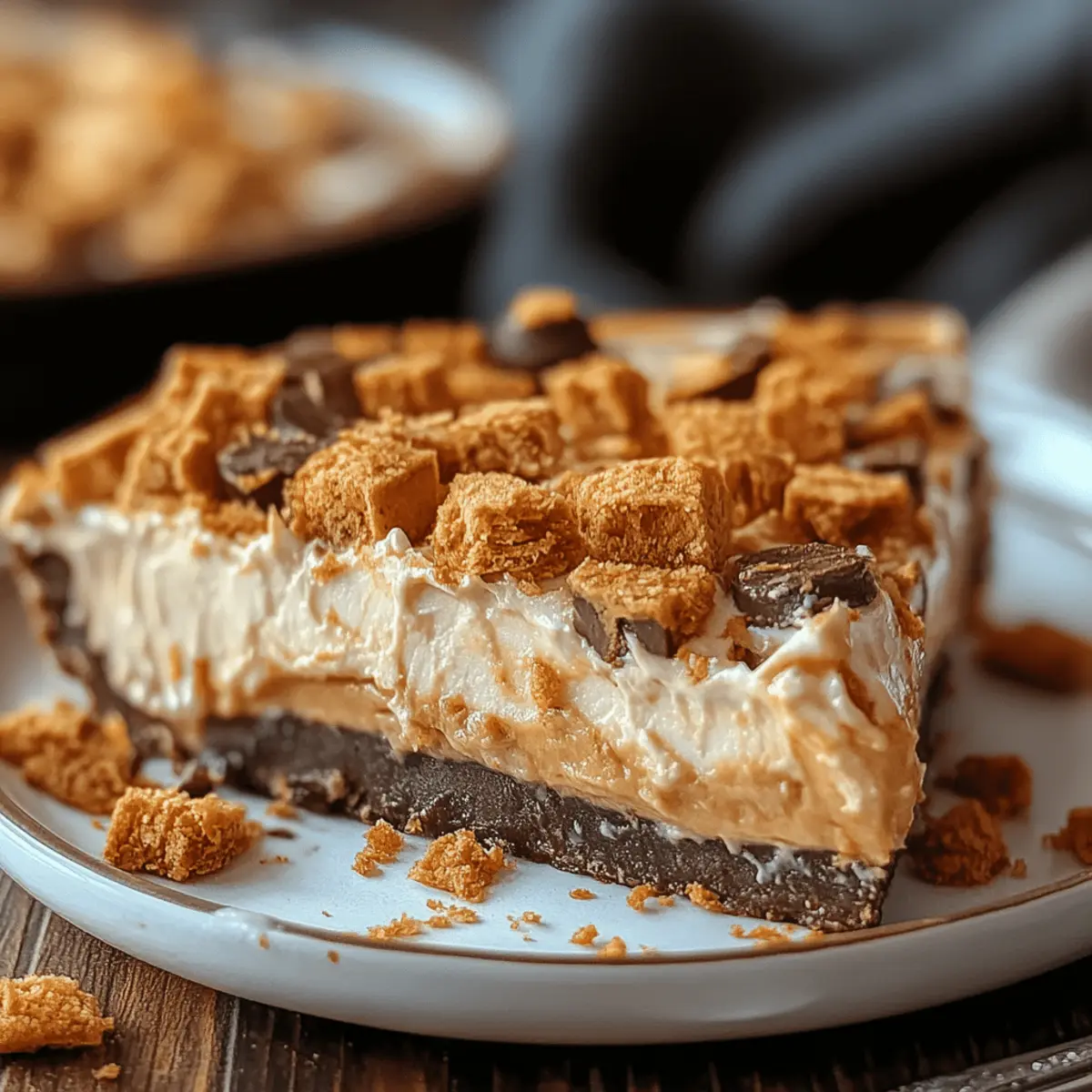 Butterfinger Peanut Butter Pie