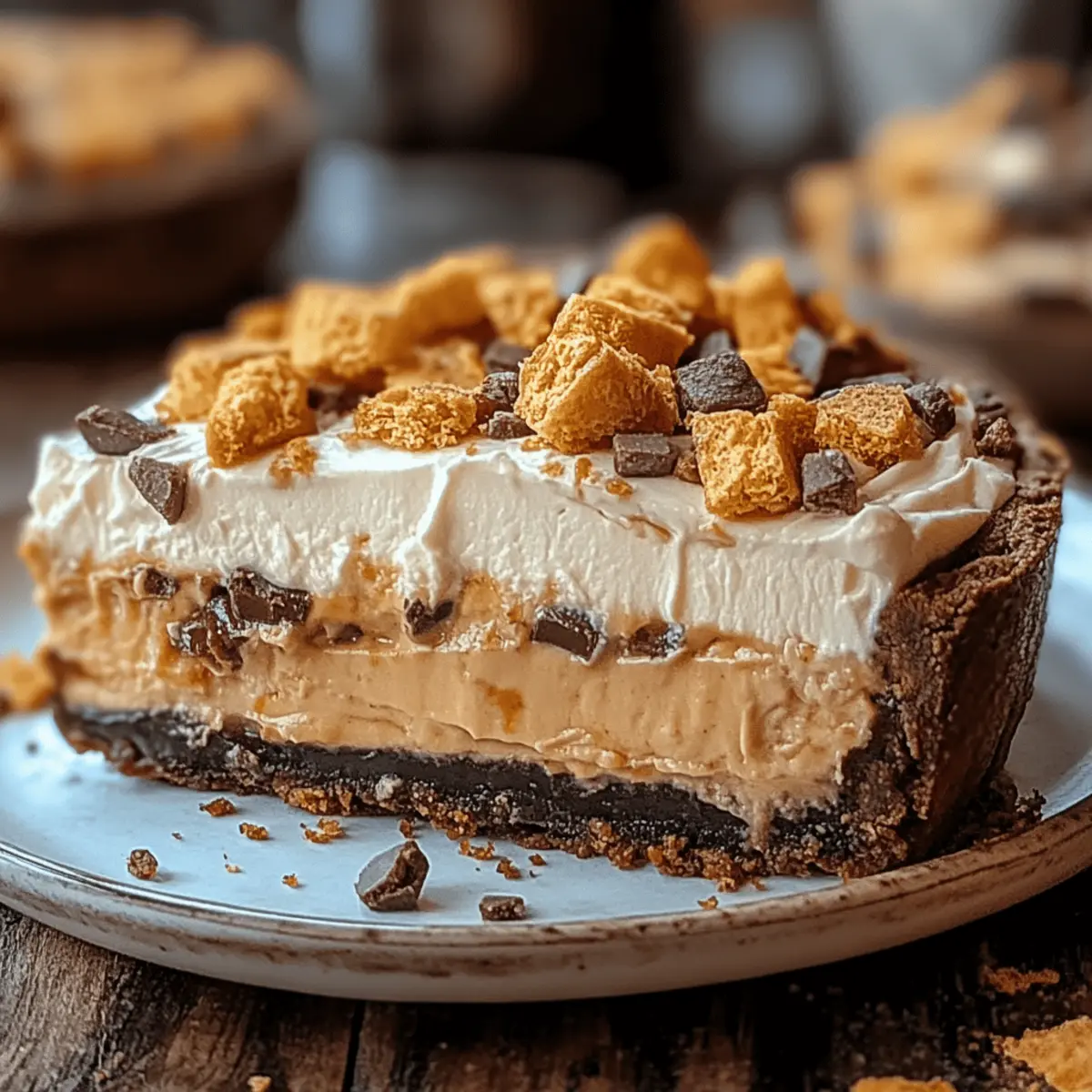 Butterfinger Peanut Butter Pie