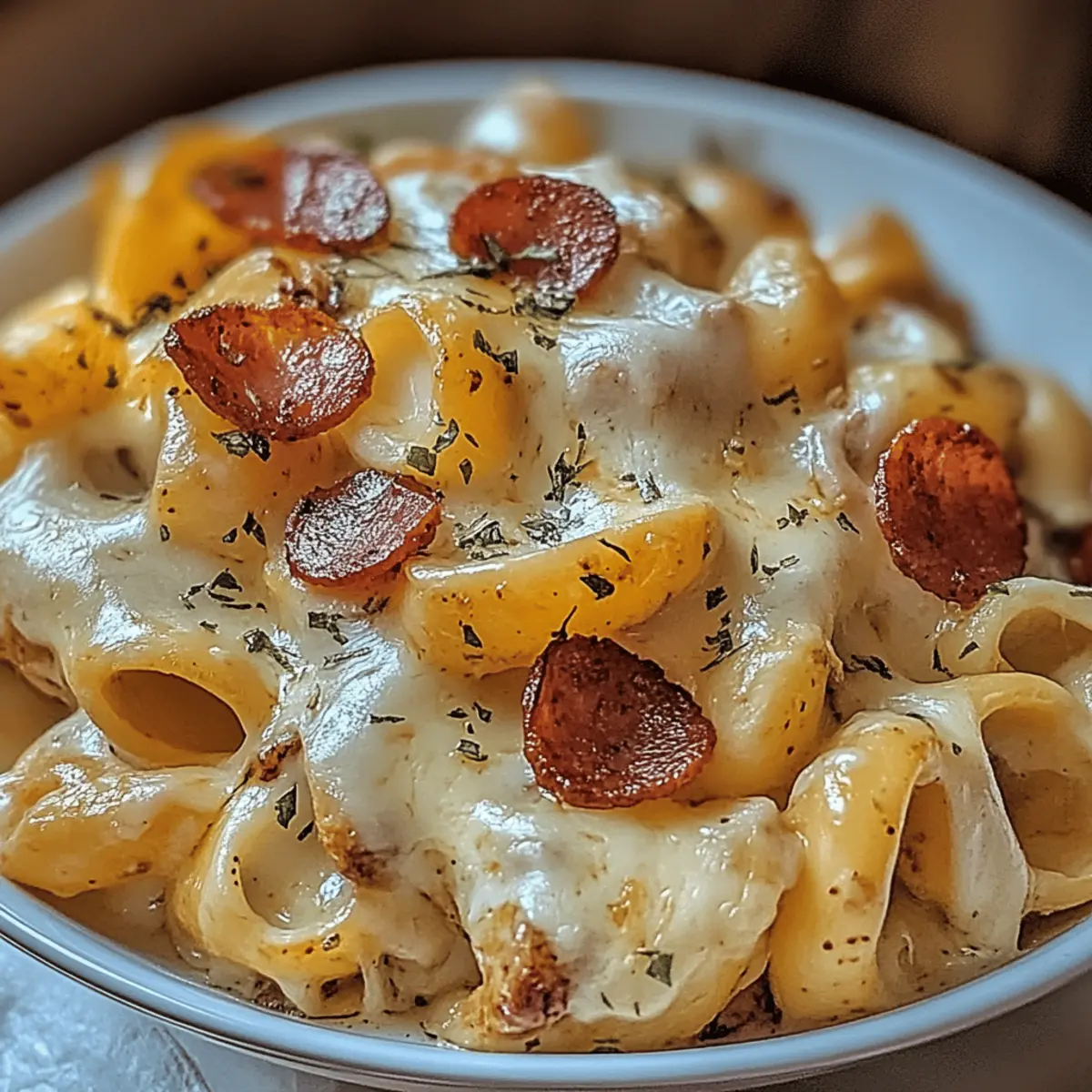 Cheesy Ranch Potatoes and Smoked Sausage