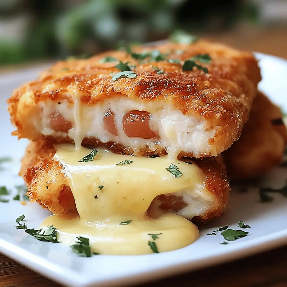 Chicken Cordon Bleu with Swiss Cheese