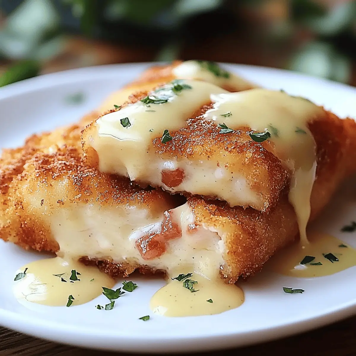 Chicken Cordon Bleu with Swiss Cheese
