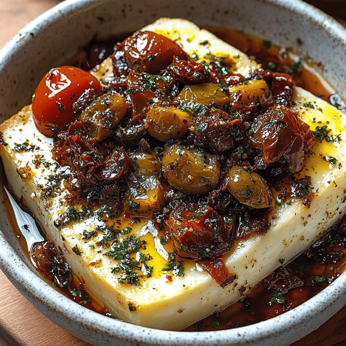 Creamy Baked Feta