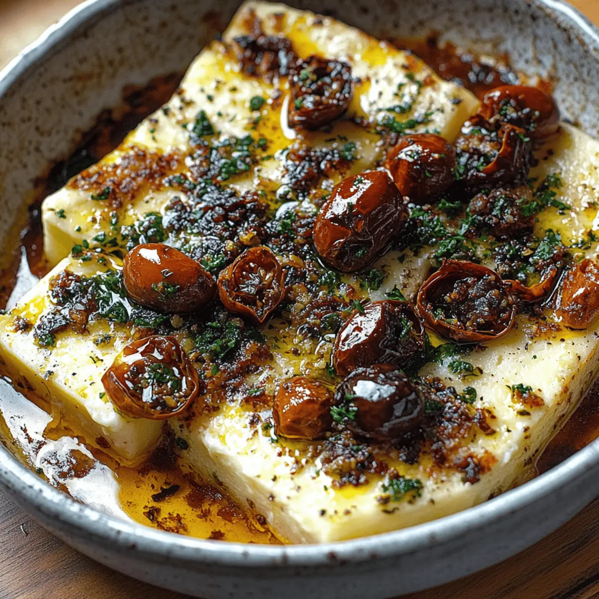Creamy Baked Feta