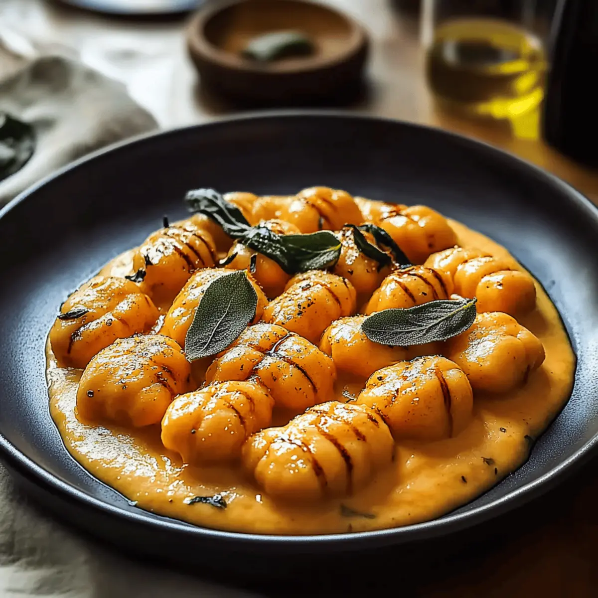 Creamy Pumpkin Gnocchi