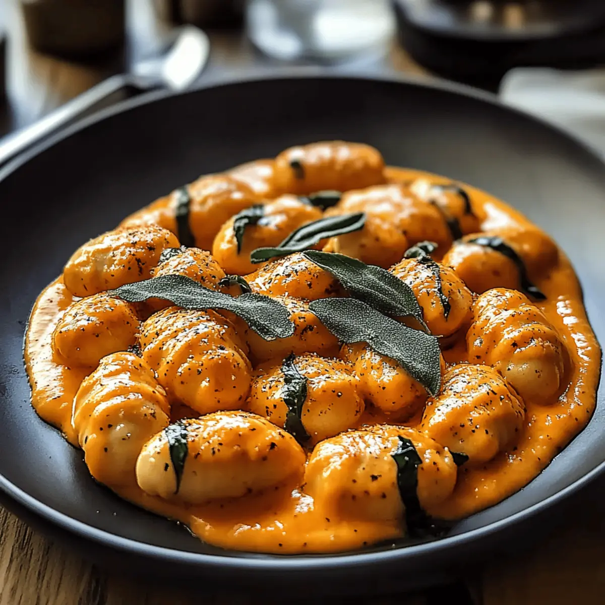 Creamy Pumpkin Gnocchi