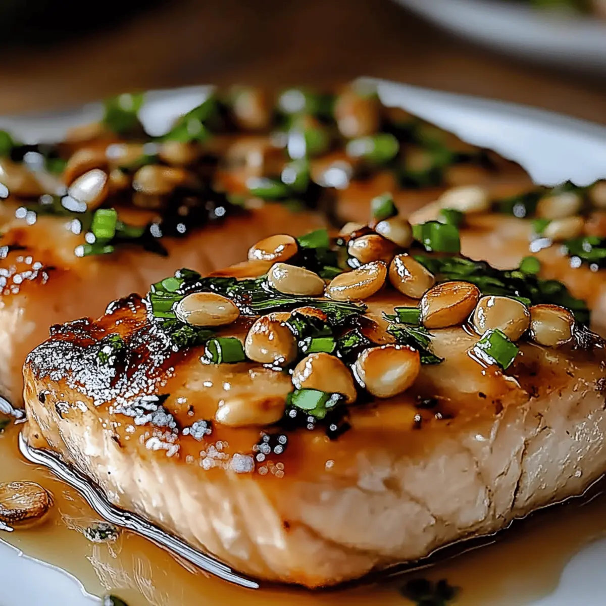 Crispy Honey Garlic Glazed Salmon