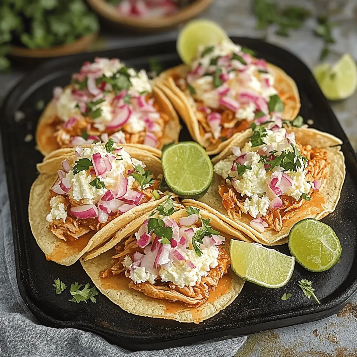 Crockpot Chicken Tacos
