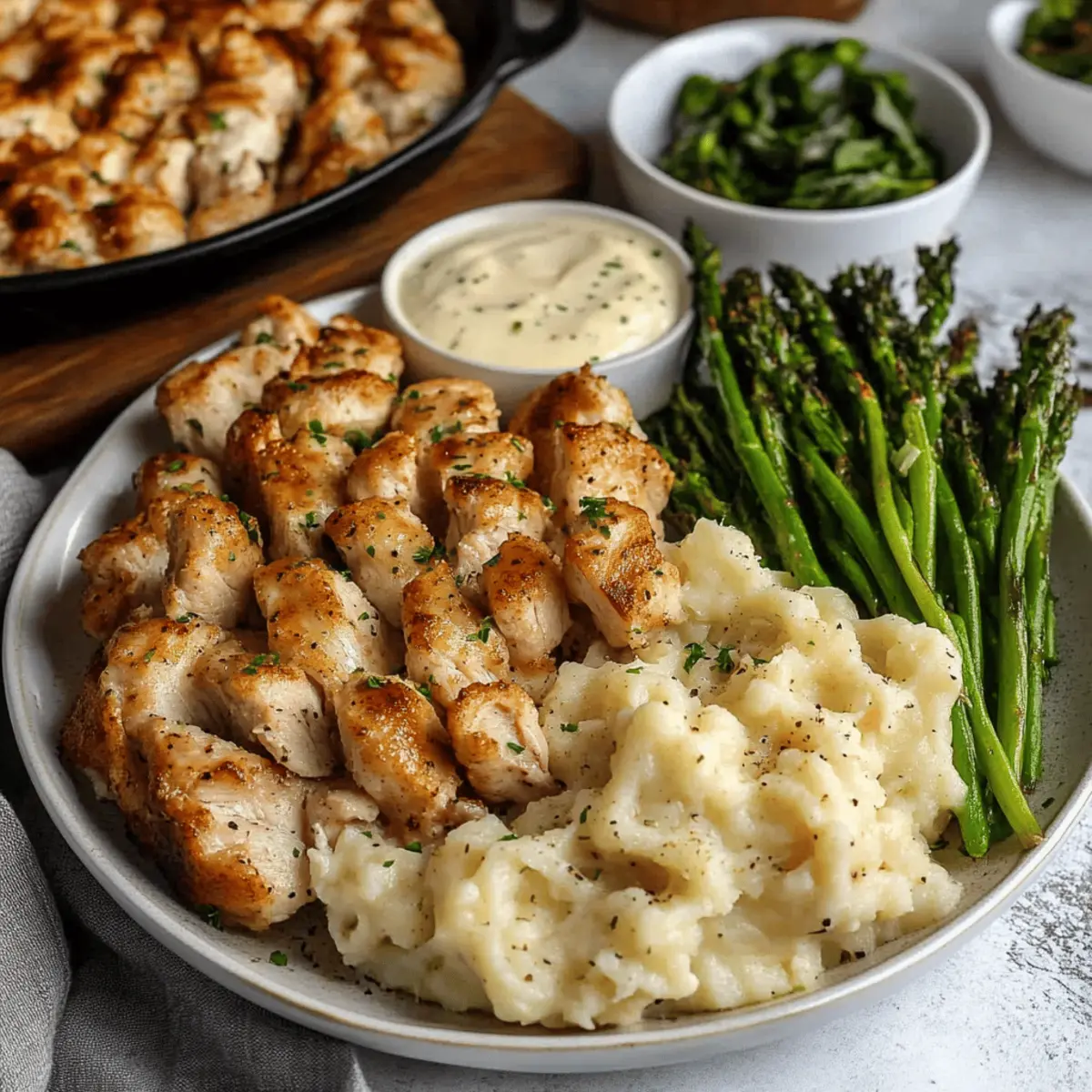 Garlic Butter Chicken Bites