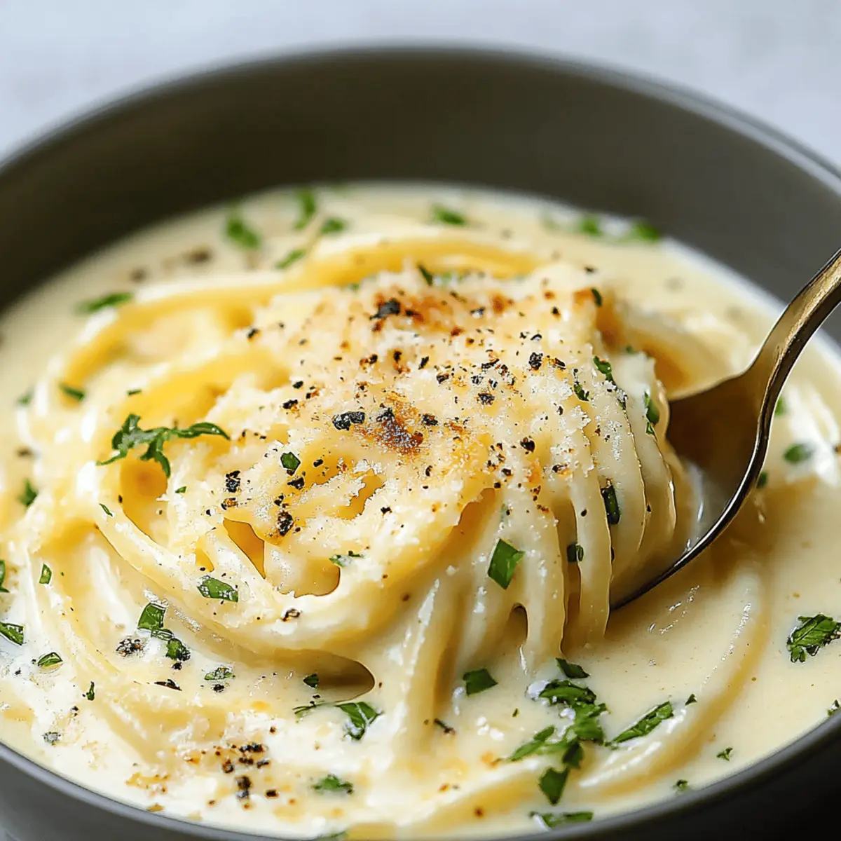 Garlic Parmesan Cream Sauce