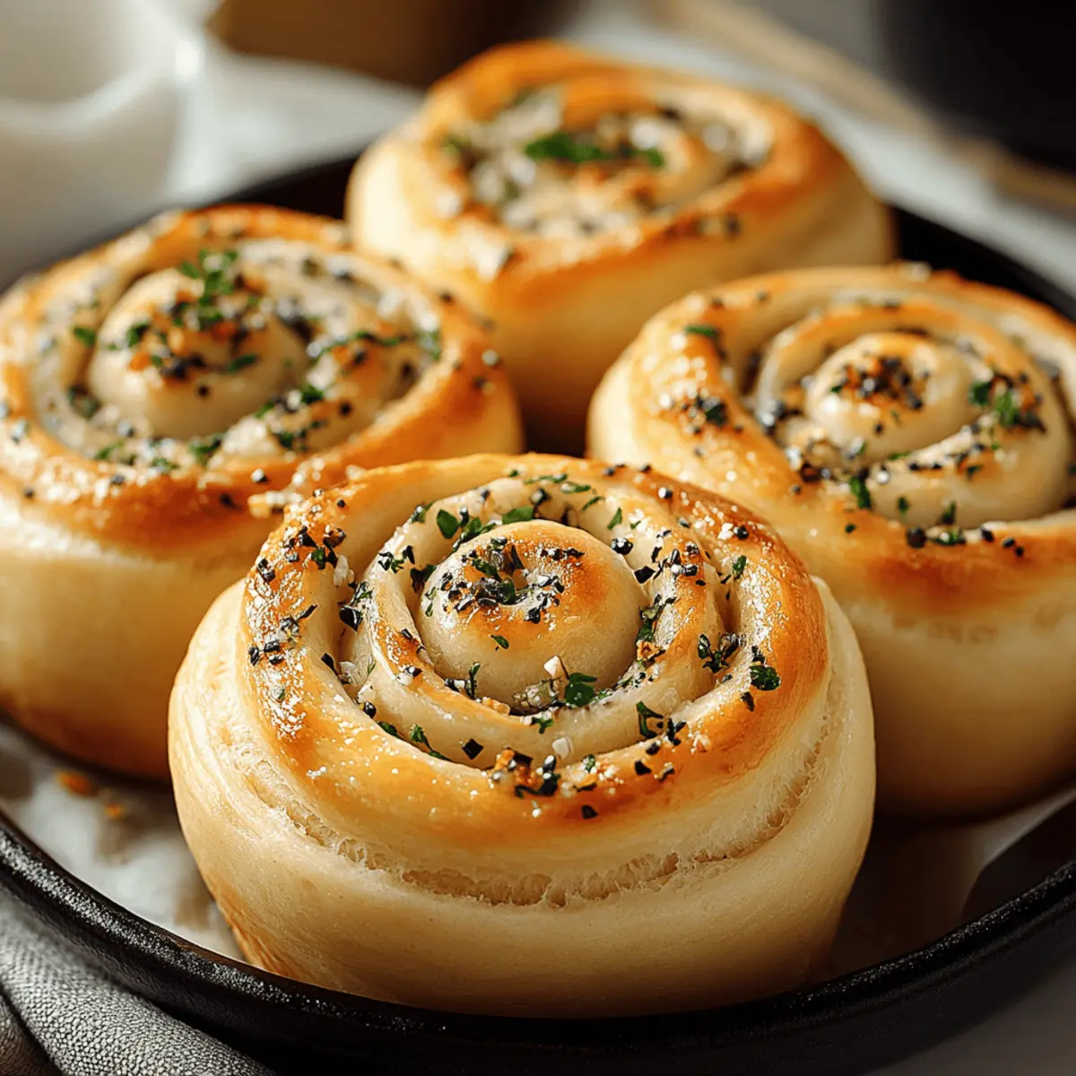 Garlic‑Swirl Rolls
