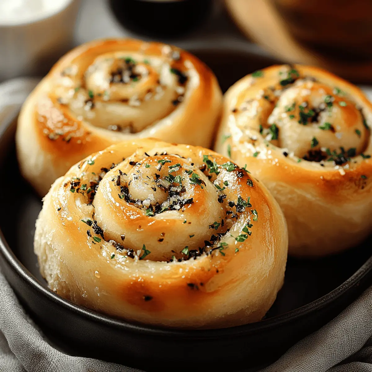 Garlic‑Swirl Rolls