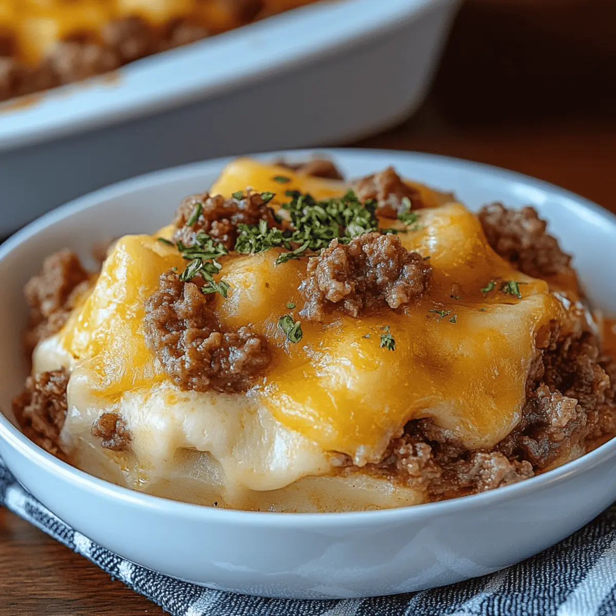 Hamburger Potato Casserole
