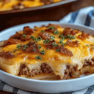 Hamburger Potato Casserole