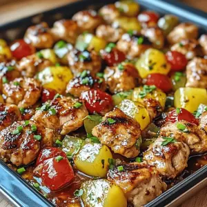 Hawaiian Chicken Sheet Pan