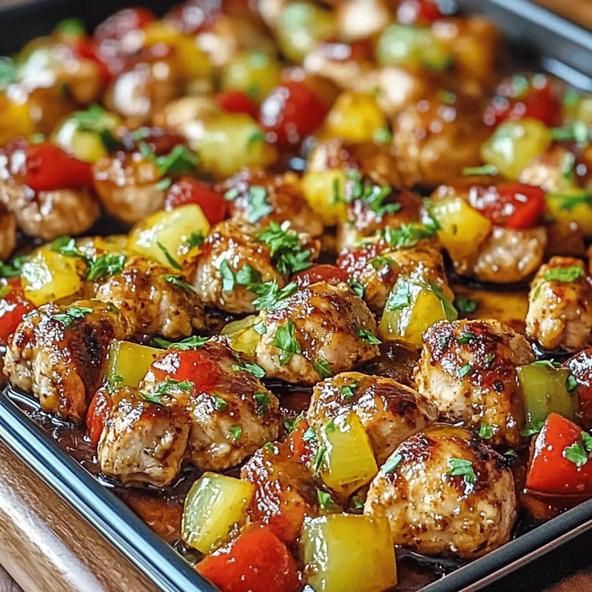 Hawaiian Chicken Sheet Pan