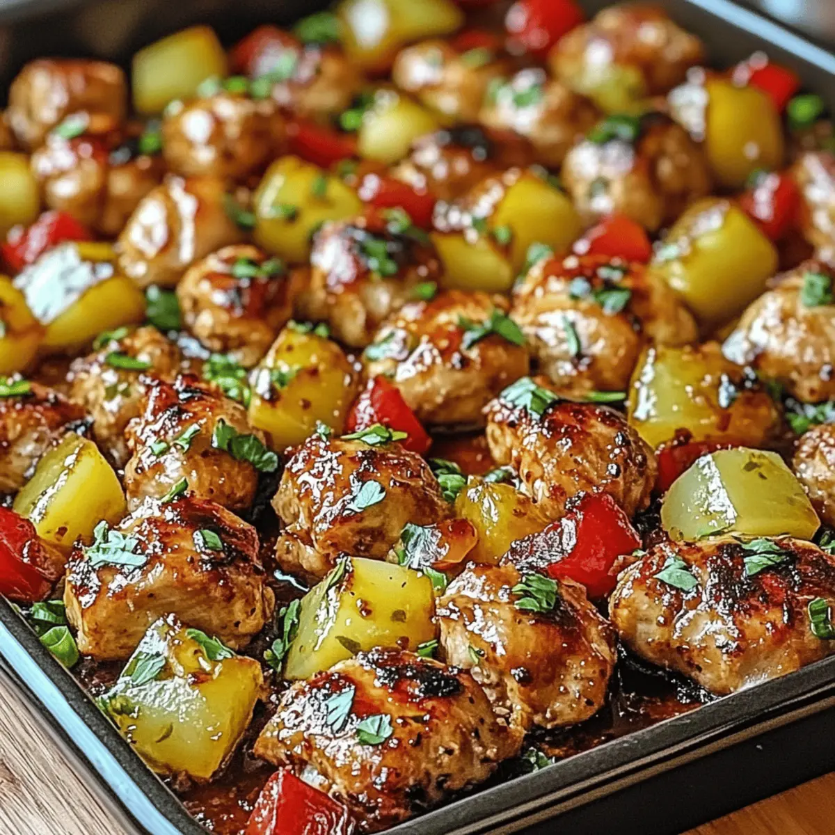 Hawaiian Chicken Sheet Pan