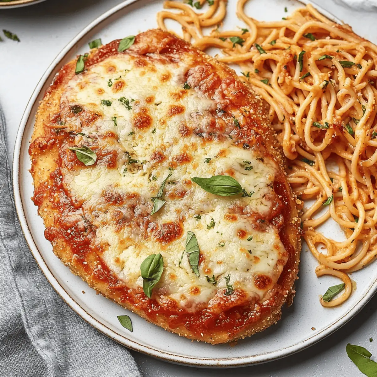 Healthy Baked Chicken Parmesan