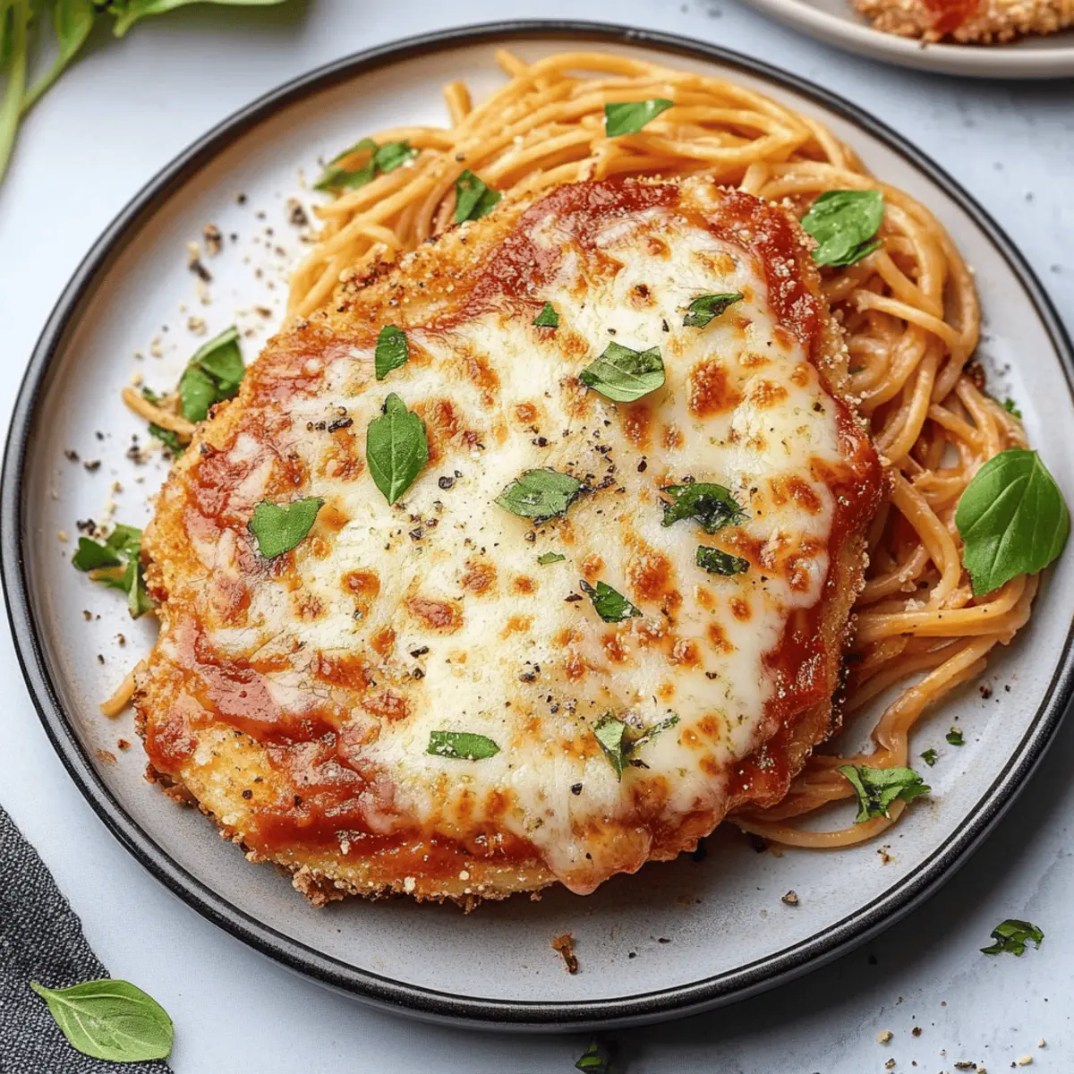 Healthy Baked Chicken Parmesan