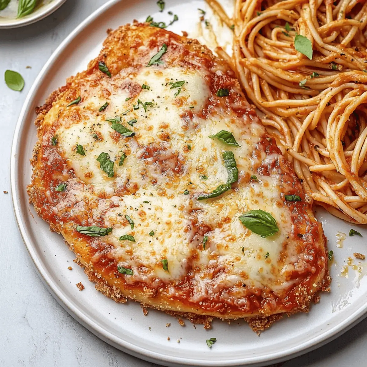 Healthy Baked Chicken Parmesan