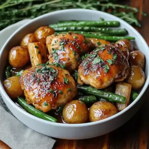 Honey Garlic Chicken and Veggies