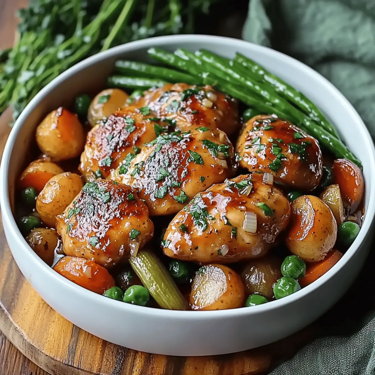 Honey Garlic Chicken and Veggies