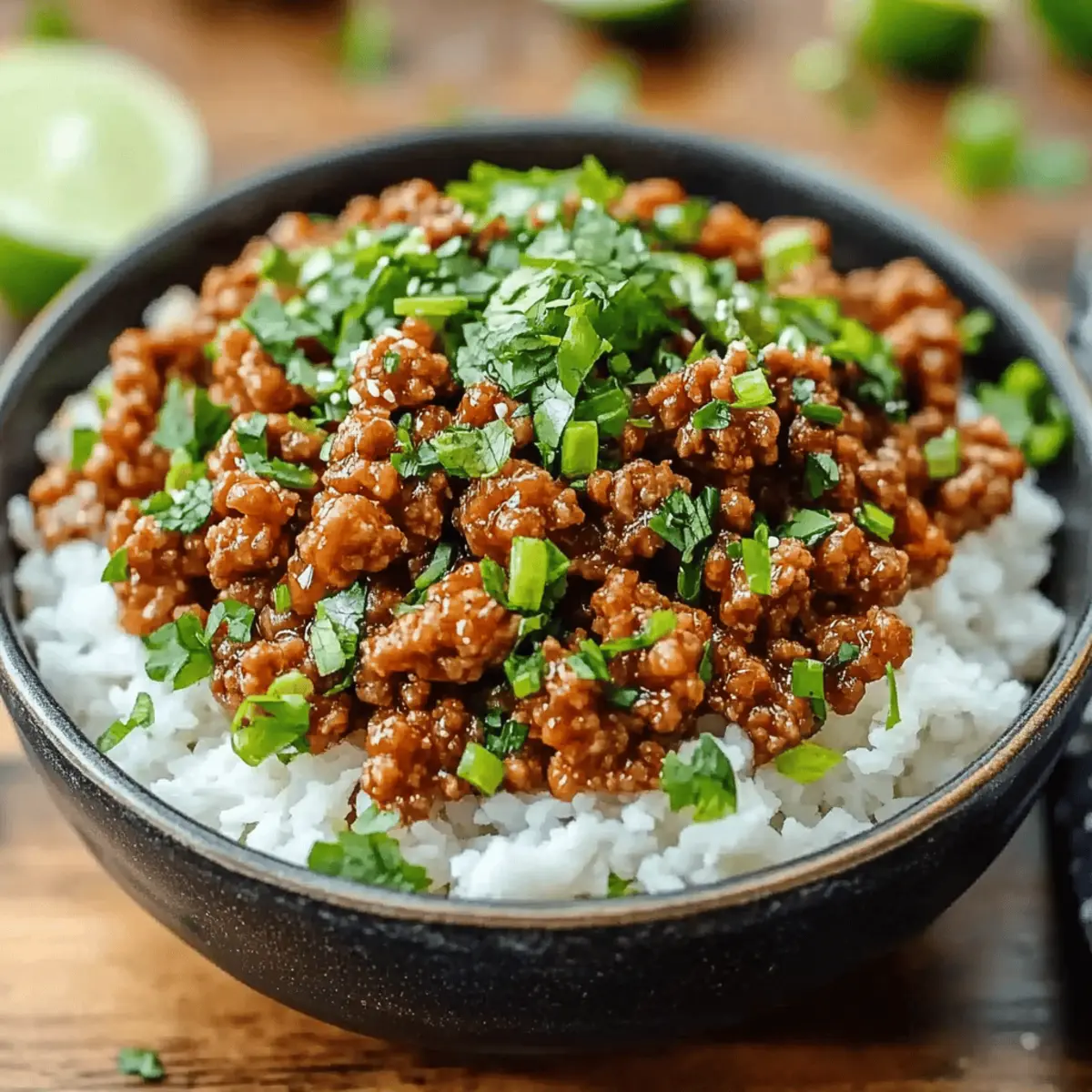 Honey Garlic Ground Turkey