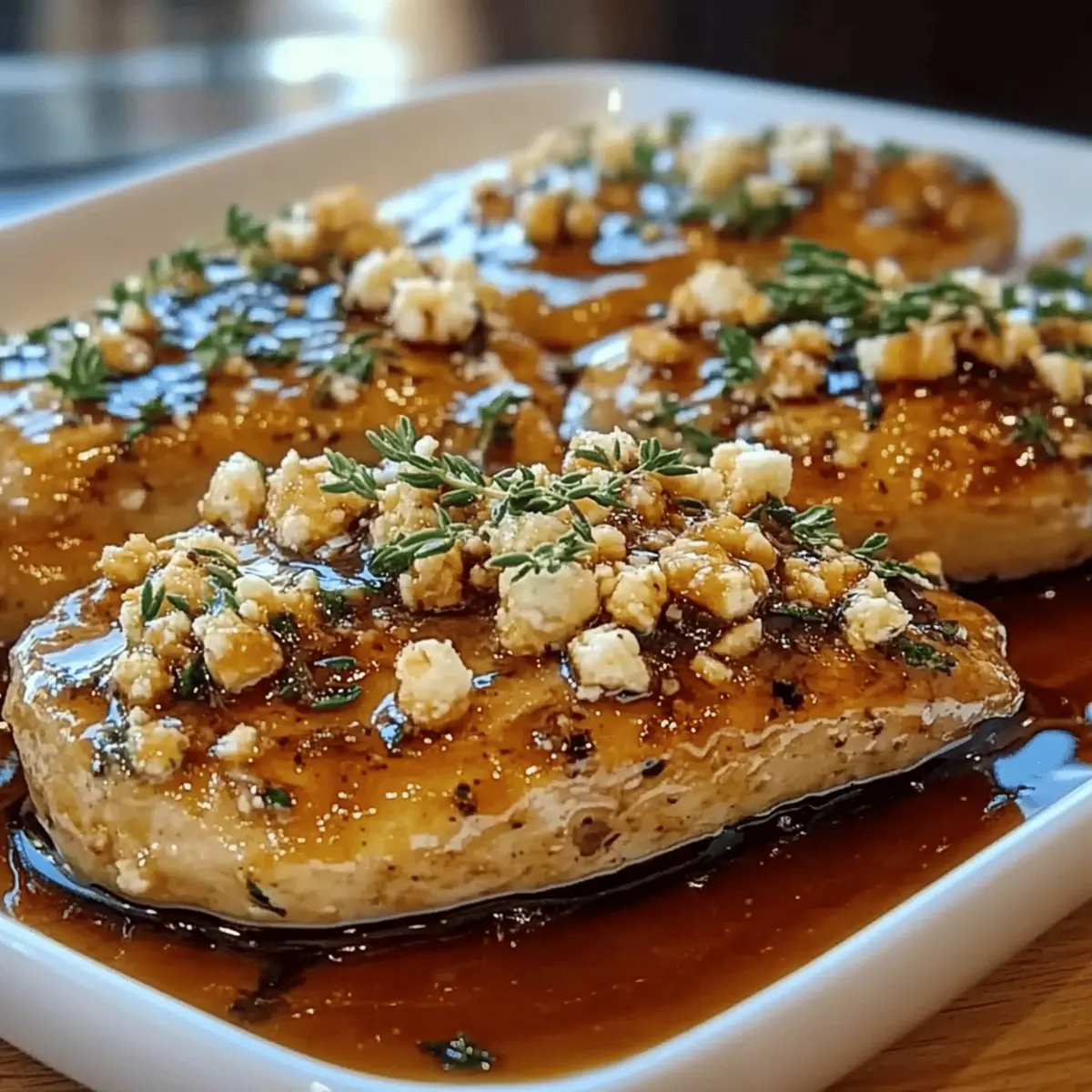 Hot Honey Infused Feta Chicken