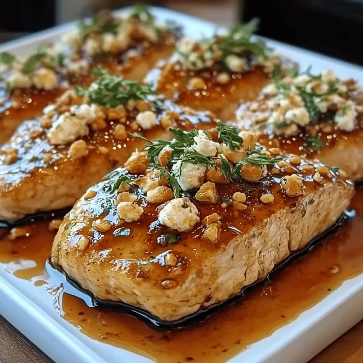 Hot Honey Infused Feta Chicken