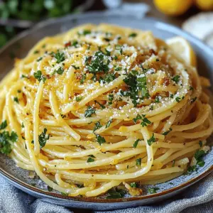 Italian Lemon Garlic Pasta