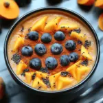 Jack-O’-Lantern Smoothie Bowls