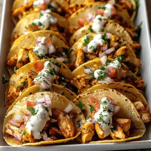 Mini Baked Chicken Tacos