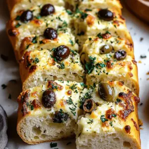 Olive Cheese Bread