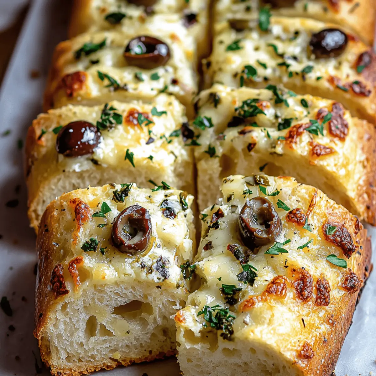 Olive Cheese Bread