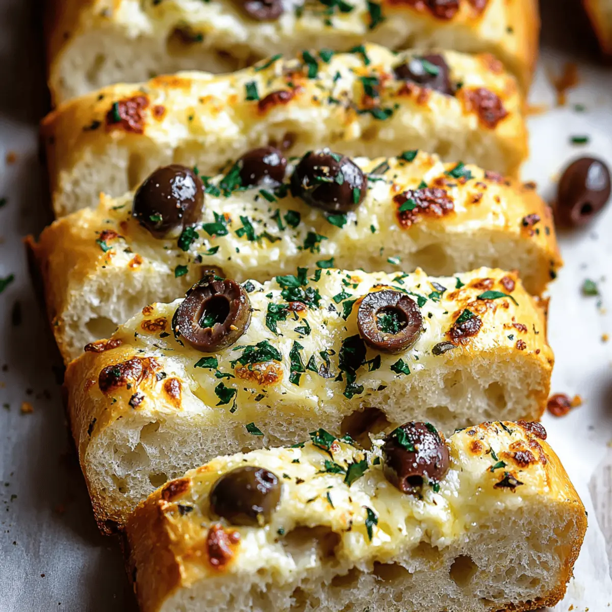 Olive Cheese Bread
