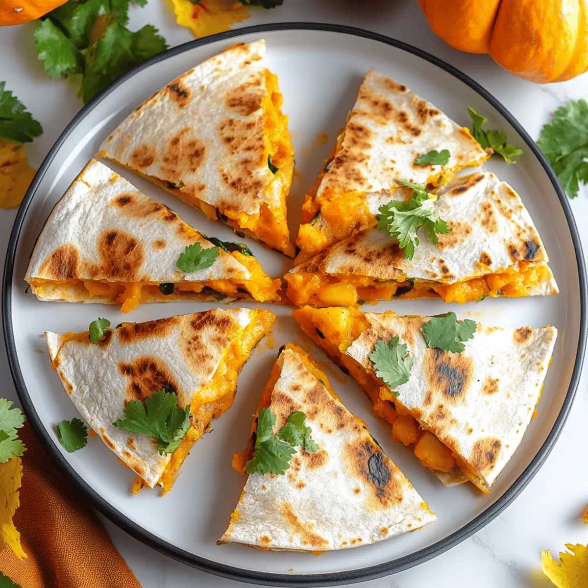 Pumpkin Quesadilla