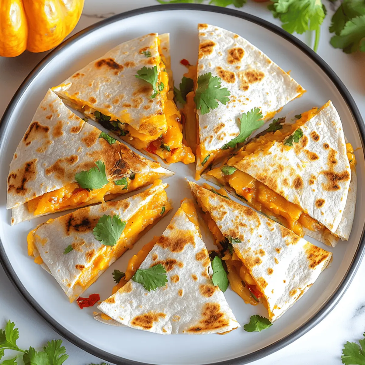 Pumpkin Quesadilla