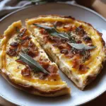 Pumpkin Ricotta Caramelized Onion Tart