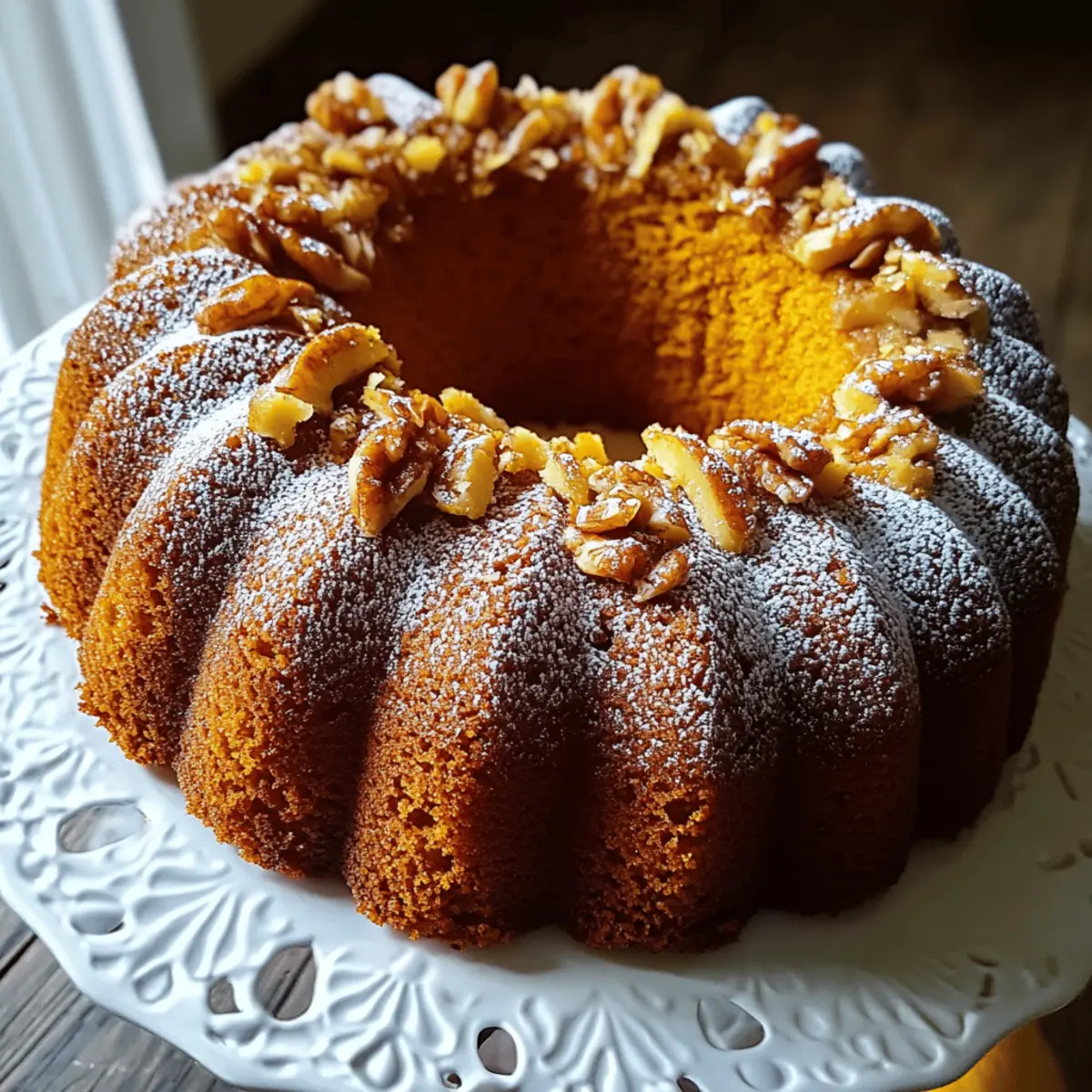 Pumpkin Rum Cake