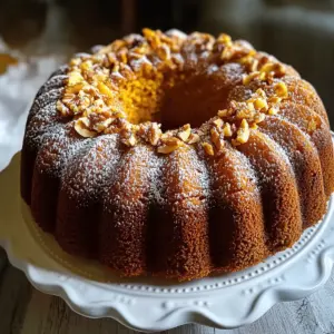 Pumpkin Rum Cake