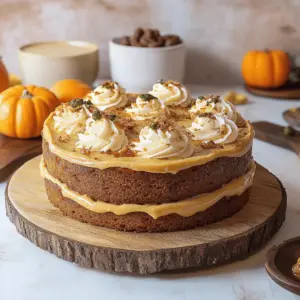 Pumpkin Spice Latte Cake