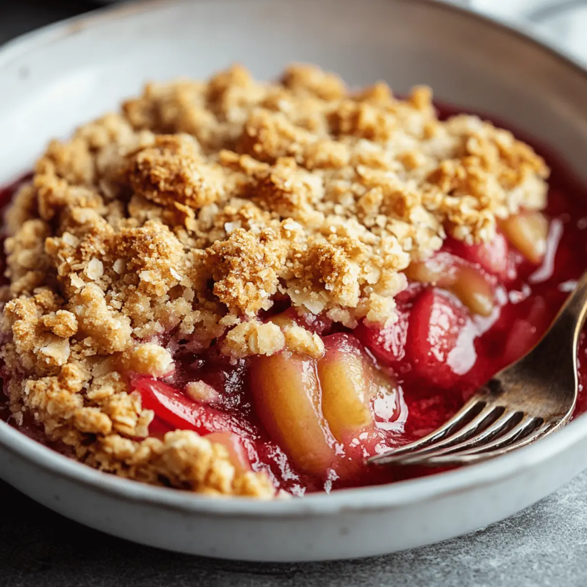 Rhubarb Crisp