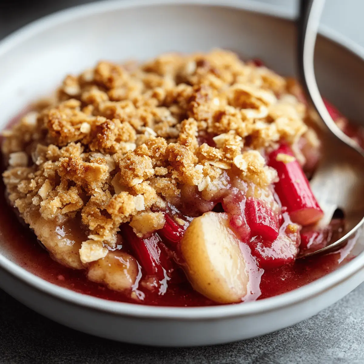 Rhubarb Crisp