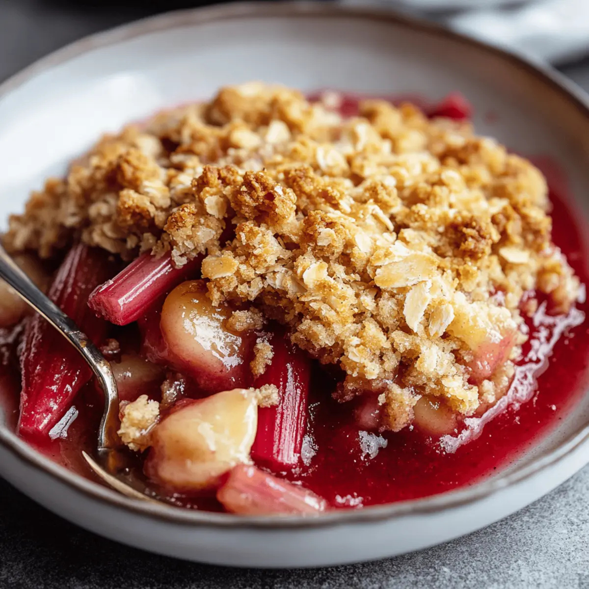 Rhubarb Crisp