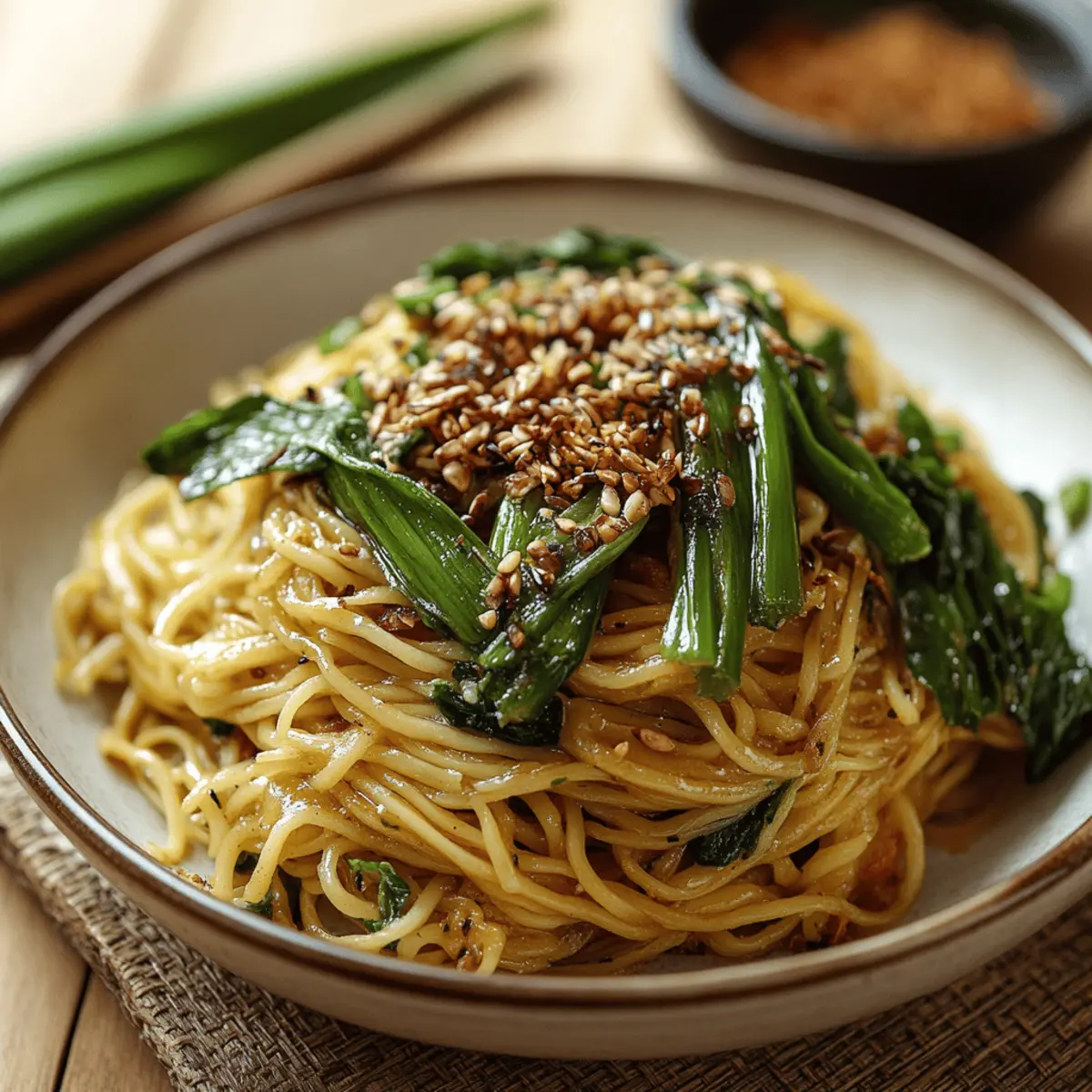 Scallion Oil Noodles