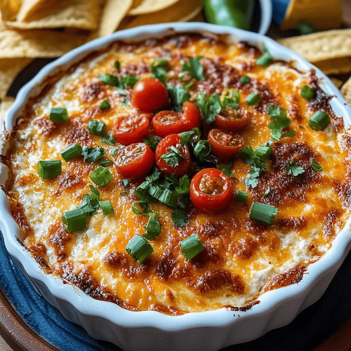 Spicy Cheesy Baked Football Dip