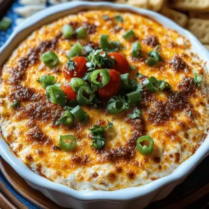 Spicy Cheesy Baked Football Dip
